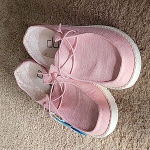 BNWT Hey Dude Wendy Youth Cotton Candy Pink size Y4 L5